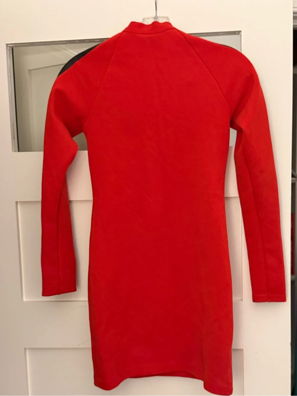 RARE Nike Red and Black Zip-Front Athletic Dress